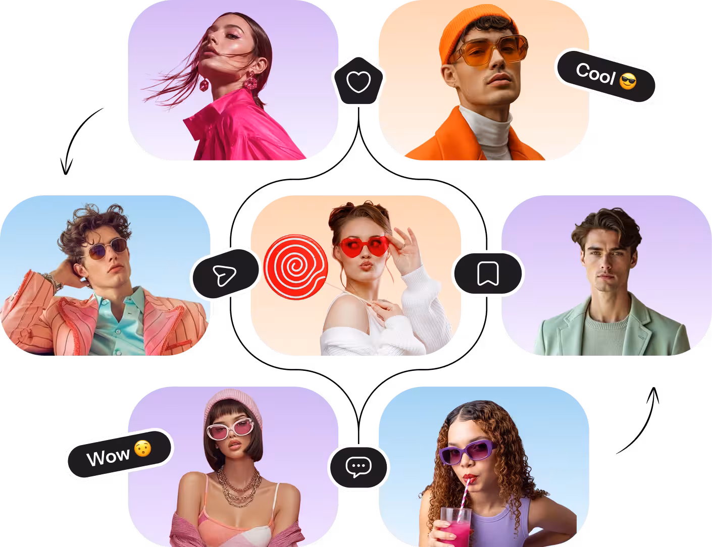 Creators collaborating with brands on Aircity