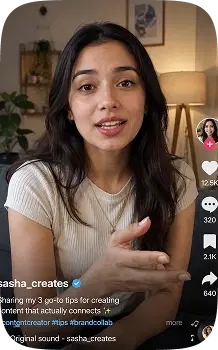 Creator video content